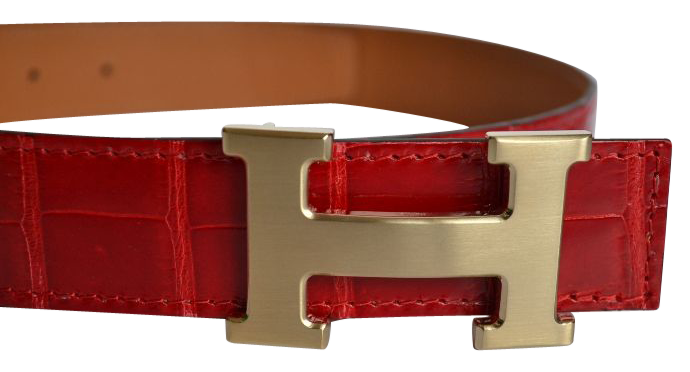 Boucle de ceinture Hermès modèle Constance - H Boucle dorée